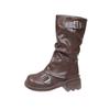 Comfortable and Versatile Thick-soled Heightening Martin Boots for Women's 2025 New Spring and Autumn Winter Retro Mid-tube Boots