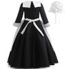 Popular Girls Cosplay Wednesday Hostess Waiter Party Performance Long Dress