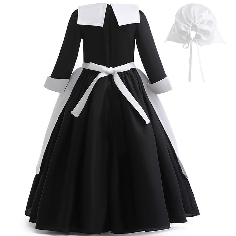 Popular Girls Cosplay Wednesday Hostess Waiter Party Performance Long Dress