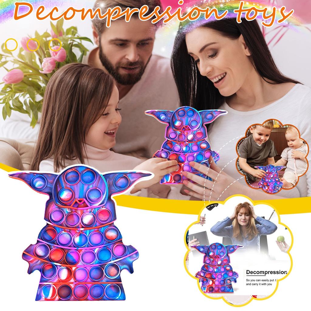 Tie-Dye Popular Silicone Sensory Toys The Stress Of Children And Adults