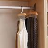 #1/2PCS Versatile Wooden Hat Organizer Rack With Hooks Caps Belts Ties Storage Space-Saving Home Retail Display Clothes Storage