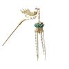 Ancient Style Luminous Hairpin: High-End Alloy Lantern Design for Hanfu Skirts