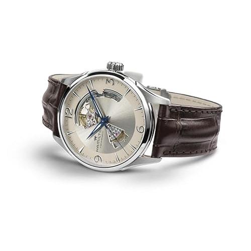 Hamilton Jazzmaster Open Heart Automatic Men's Watch H32705521 (Officially Imported) with Official Warranty