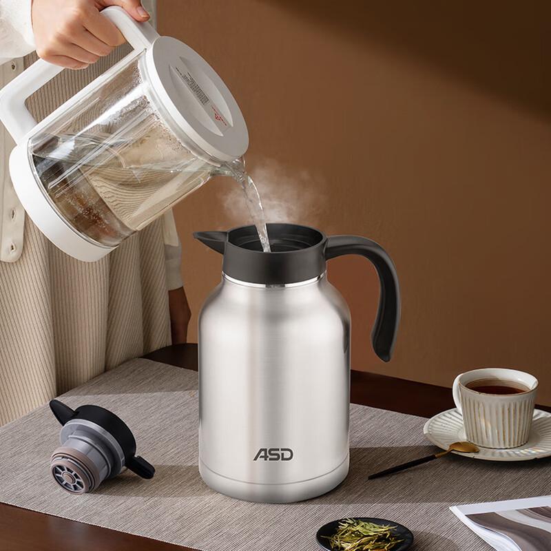 ASD 2L Stainless Steel Insulated Tea Pot