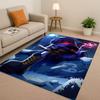 HD Cartoon Murder Drones V Uzi Robot Living Room Non Slip Area Rug Soft Carpet for Bedroom Playroom Sofa,Easy Clean Home Doormat