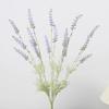 12 Branches/5 Branches Simulated Lavender Plastic Pastoral Design Simulated Flower Branch Lavender Flowers Home Wedding Decor