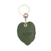 PU Leather Access Card Protective Sleeve High Quality Useful  Leaf Shape Keychain Access Card Cover For Airtag