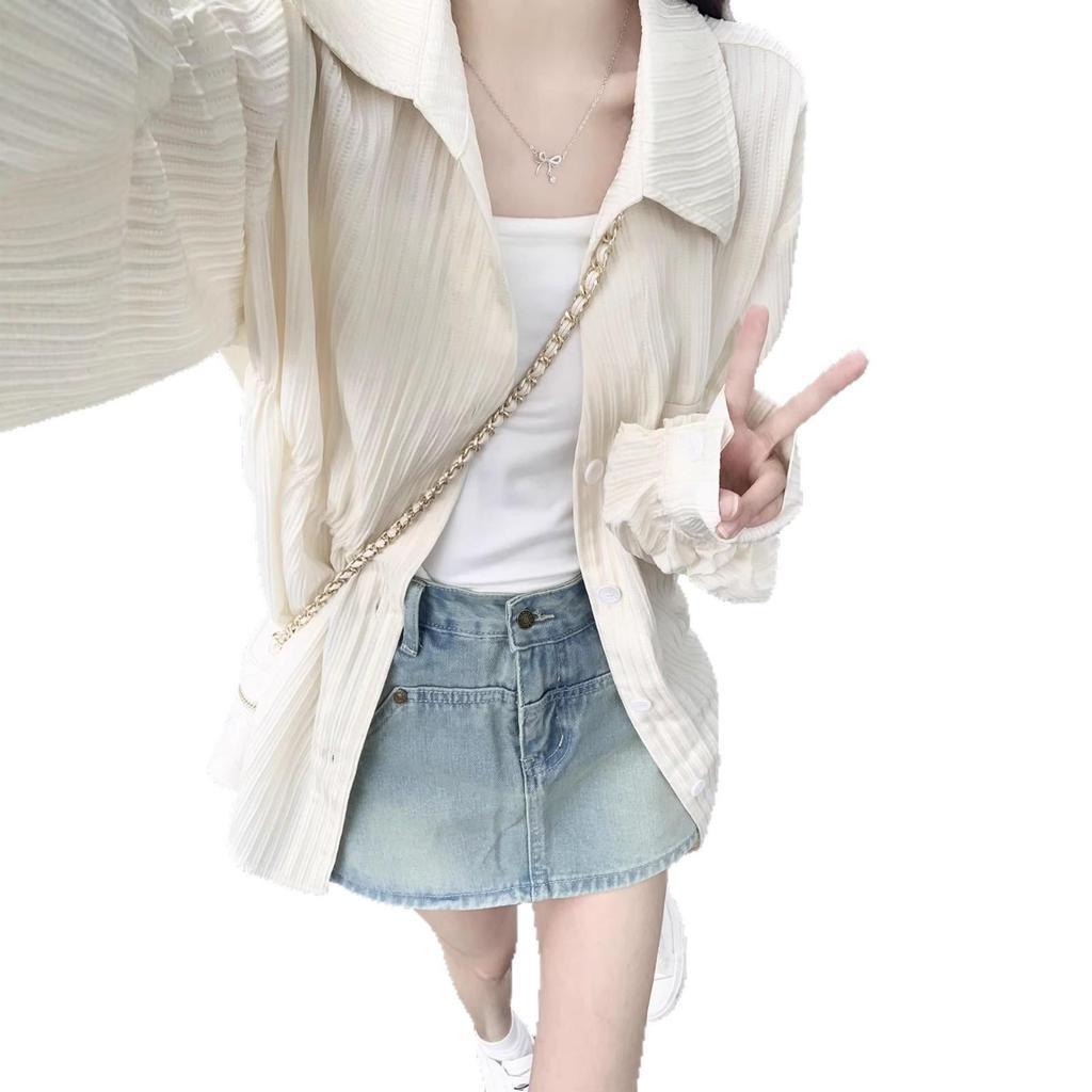 Women's Elegant French Design Long Sleeve Cardigan - Fashionable, Versatile, Age-Reducing Spring/Autumn Top