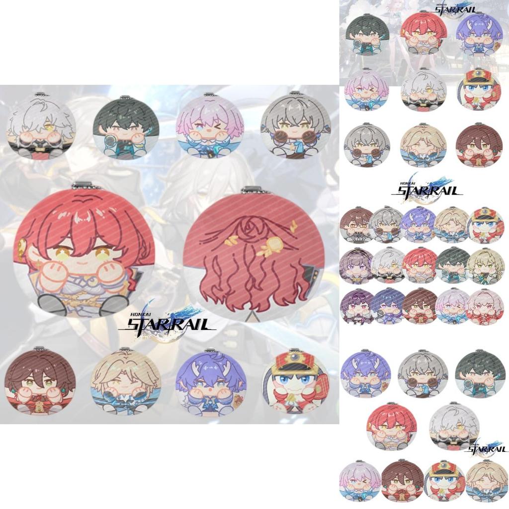 Huawei Railway Character Plush Dolls Pam, Bronya, Yanzheng And More 9cm Height