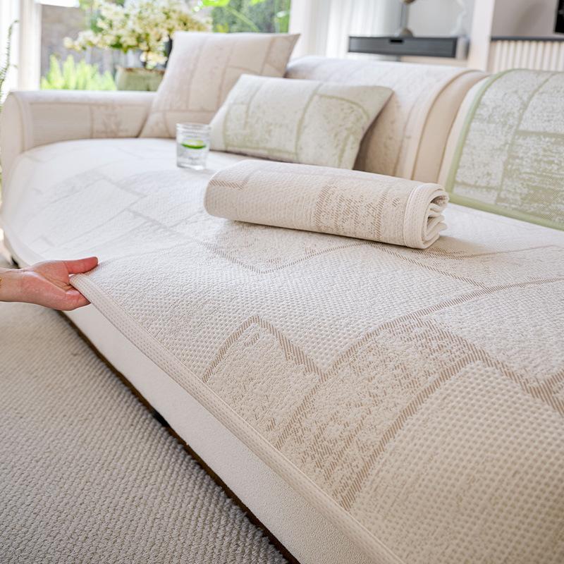 

New Cool Doudou Sofa Cover Summer Cool Ice Silk Sofa Cushion Anti-Cat Scratch Summer Sofa Cover 70*70cm