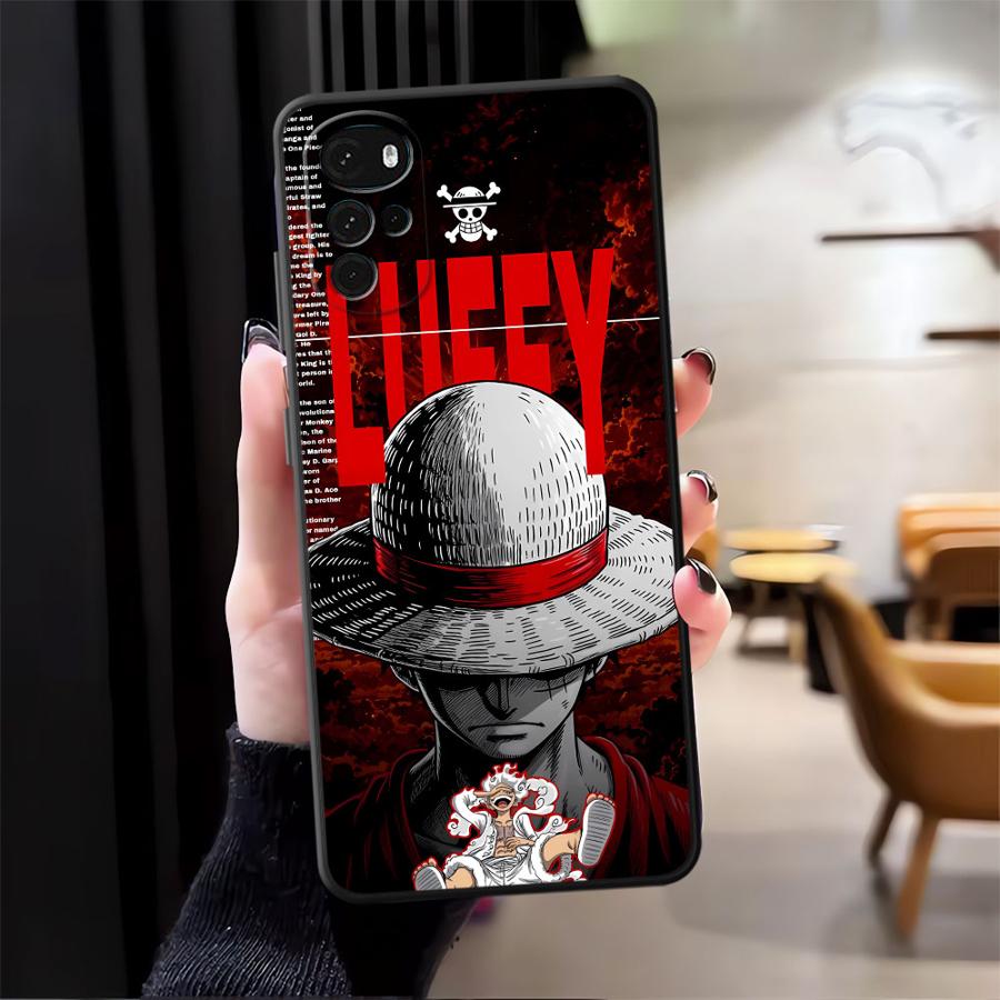 One Piece Luffy Phone Cover Case for Motorola Moto G51 G73 G32 G60s G52 Edge 20 Pro 30 Lite G50 G53 G30 G22 Edge40 G71