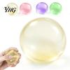 Clear Ball Squeeze Toy Shapeable Pearlescent Fidget Toy, Anxiety Relief Stress Reduction Accessories Fake Fruit Inside for Kids Adults
