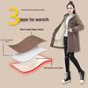 Women's Plus Size Mid-Length Lambswool Winter Coat - Age-Reducing Fashion