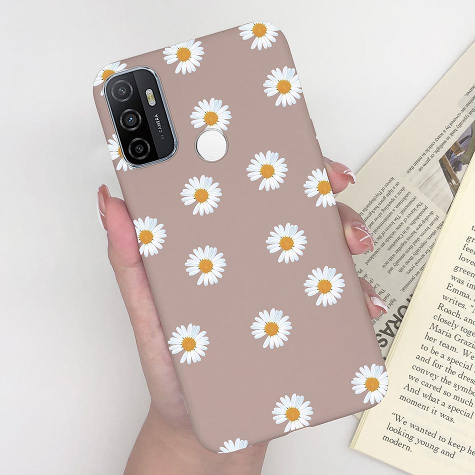 For OPPO A53S 2020 Case Cartoon Coque Heart Painted Silicone Phone Back Cover For Oppo A53s A 53s A53 S Oppoa53 2020 Shell Case
