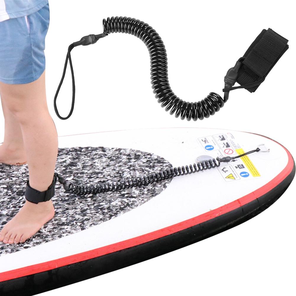 Surfboard Leash TPU Surfing Coiled Cord Foot Leash Rope Paddle Board Surf Leash