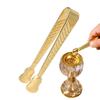 Aromatherapy Incense Tongs Long Handle Metal Small Clips Burner for Cones Fragrance Church Home Studio Spa Yoga Office Party