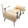 Dual-Use Reclining Office Chair: Foldable Nap Bed/Sofa Seat with Adjustable Backrest