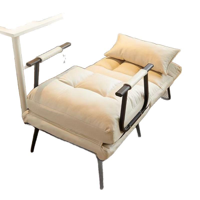 Dual-Use Reclining Office Chair: Foldable Nap Bed/Sofa Seat with Adjustable Backrest