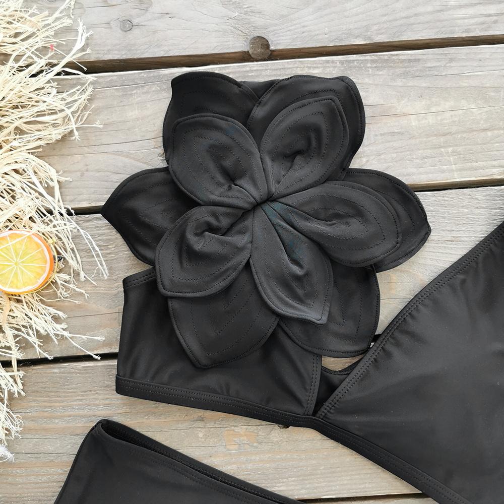 2024 בגד ים סקסי 2 צבעים פרח מרופד יוקרתי נשים בגד ים פרחוני סקסי מותן גבוה מונוקיני תשוקה בגד ים