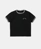 BADBLOOD Cosmo Reflective Ringer T-Shirt - Black