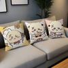 R-Rakko Cartoon Pillow Gifts Home Office Furnishings Bedroom Sofa Car Cushion Cover case 45x45cm