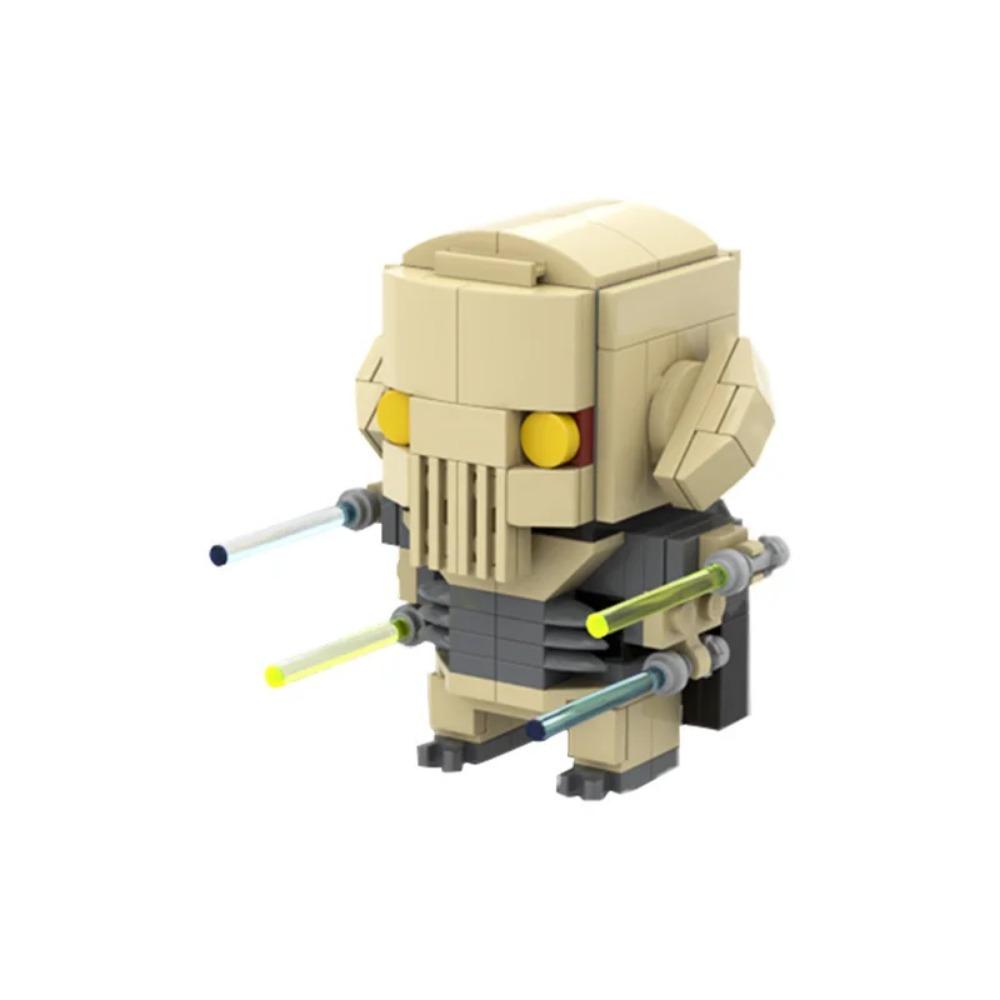 Buildmoc Star Movie Figures Vader-Anakined Ewoked Ahsokaed Kuiils General-Grievous Model Building Blocks Kids Toys for Children