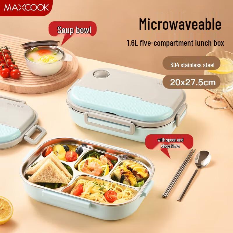 Meichu 304 Stainless Steel Microwave-Safe Lunch Box