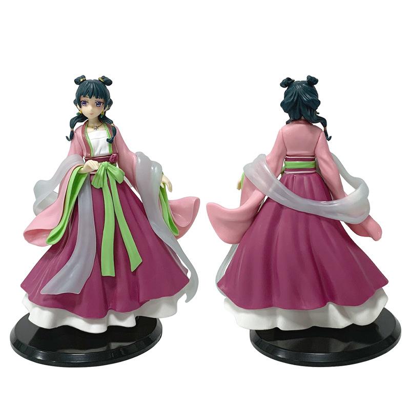 Anime Maomao Figur Rotes Kleid Maomao Actionfiguren PVC Niedliches Maomao Modell Schreibtischdekorationen Sammlung Maomao Figur Spielzeug Geschenke