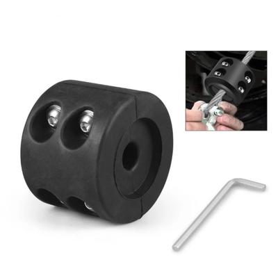 Metal Construction Rope Hook Black Color Cable Line Saver Line Protection Winch Stopper  UTV Use