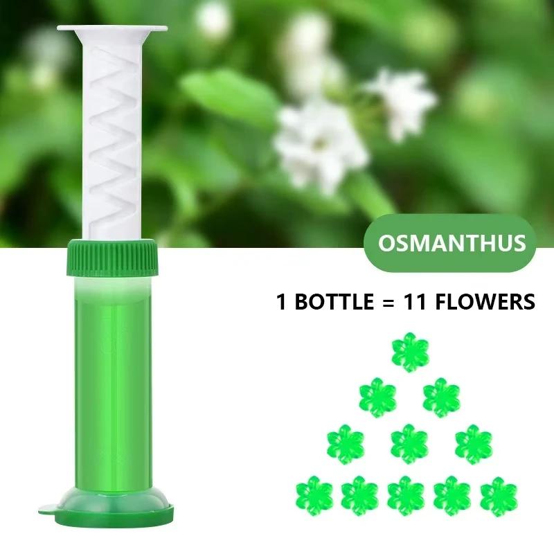 1/2Pcs Toilet Cleaner Gel Syringe Aromatic Drain Toilet Cleaning Detergent Flower Air Freshener Remove Odors Home Bathroom Tools