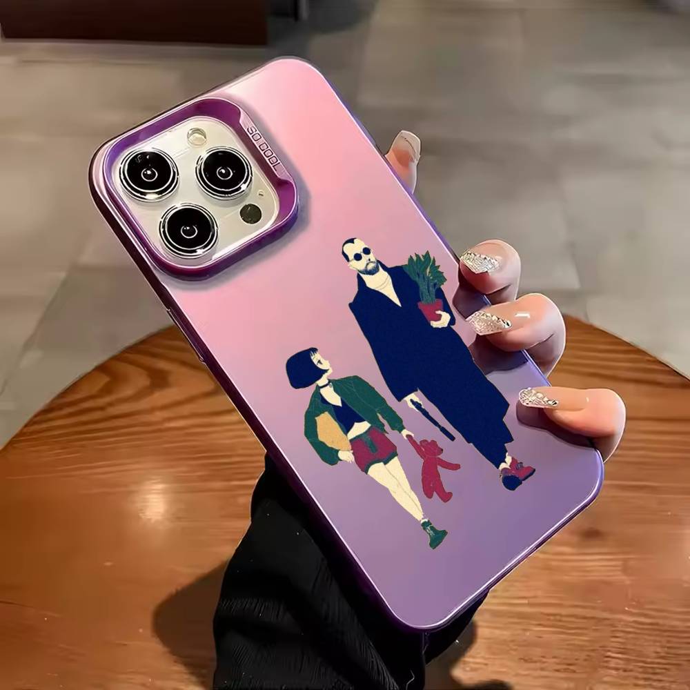 Leon T-the Professional Phone Case For iPhone 17,16,15,14,13,12,11,Pro Max,Plus Candy Silver Cover