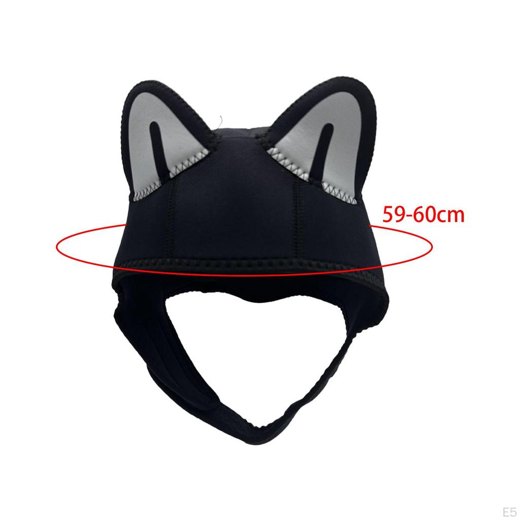 3mm Neoprene Diving Cap for Men Women Waterproof Swimming Hat Water Sports Accessory