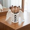 Hollow Angel Wings Pen Holder Stable Makeup Brush Holder Multi-functional Desk Organizer  Office