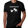 Team Idjits  White TShirt Novelty Graphic Tee Shirt