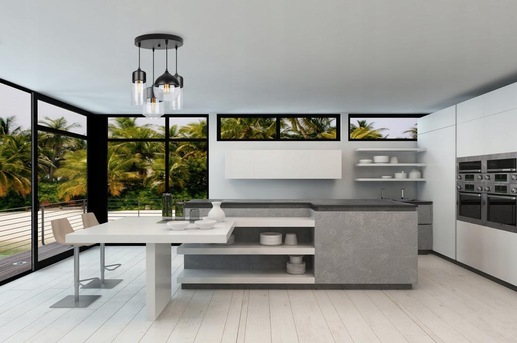 HÄNGENDE DECKENLAMPE, GLASPLAFOND, LED-LAMPE