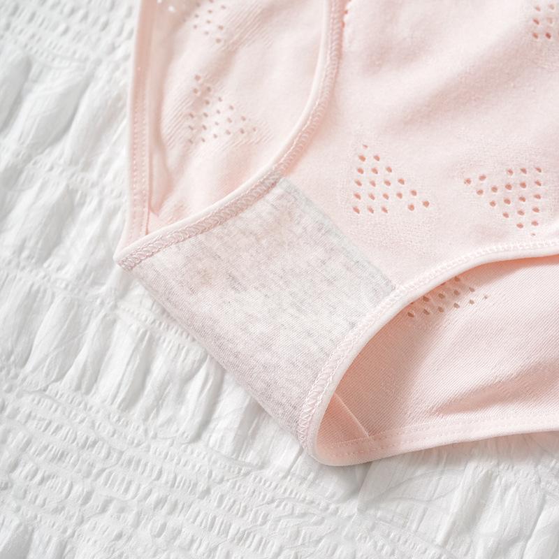 Female Spring and Summer Fashion New Lovely Cotton Breathable Waist Triangle Briefs