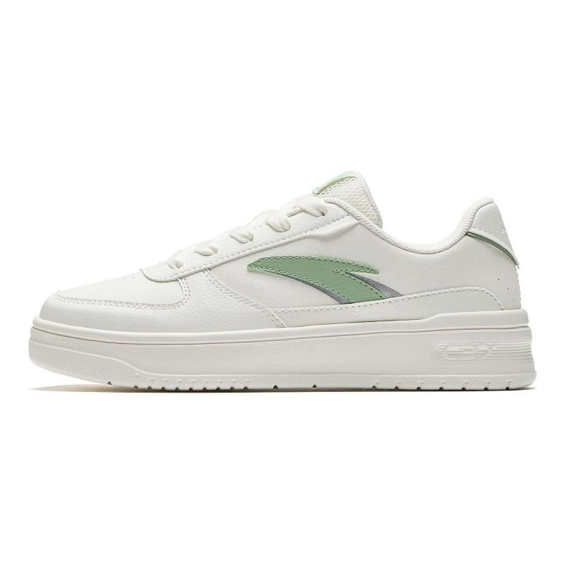 Anta Light Journey V2 women s skate shoes white green, thick sole lightweight versatile 922628002-2 35.5