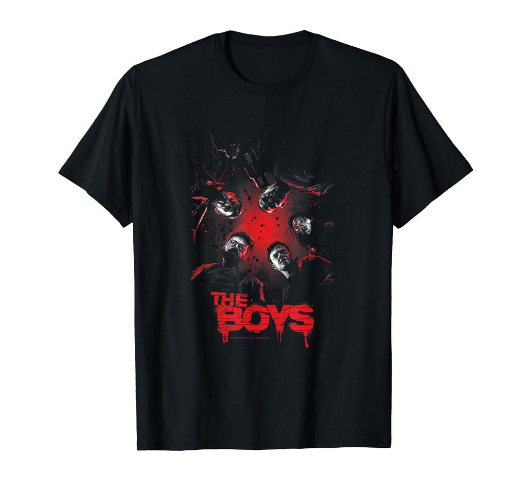 The Boys Graffiti Group Photo Superhero TV Show T-Shirt