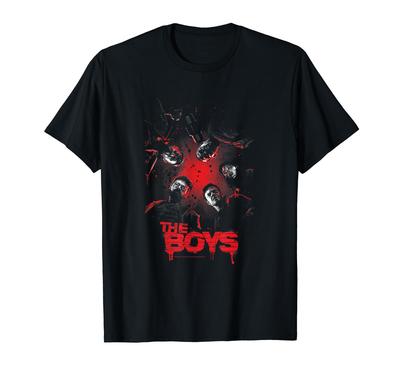 The Boys Graffiti Group Photo Superhero TV Show T-Shirt