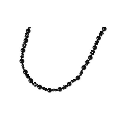 OVT [925 Silver] EMPHASIZE ONYX BRACELET