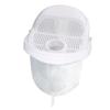 Rice Washing Bowl Water Flush Type ABS Clear Scale Fine Strainer Auxiliary Handle Rice Cleaning Basket for Kitchen