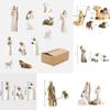 Shepherdess Model Toy Resin Christmas Scene Gift Set Angel Seasonal Giving Gift