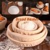Round Woven Fermentation Basket Rustic Style Dough Fermentation Basket  Sourdough