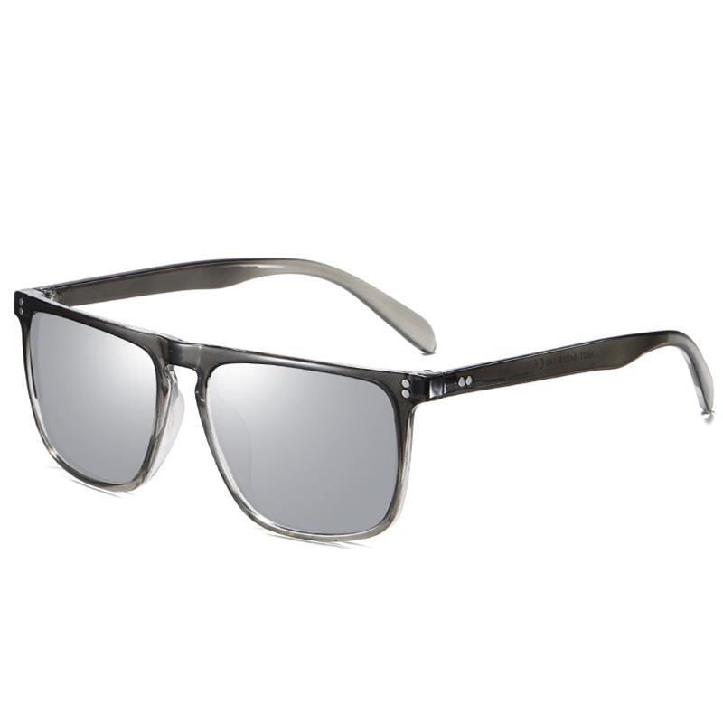 Flat Top Square Glasses Stylish Sports Eyewear for Car Running Driving Travel and Fishing Sunglasses 0 -0.5 -0.75 -1.0 To -6.0
