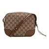 GG Supreme Canvas Brown Leather Mini Crossbody Camera Bag For Unisex Daily Use