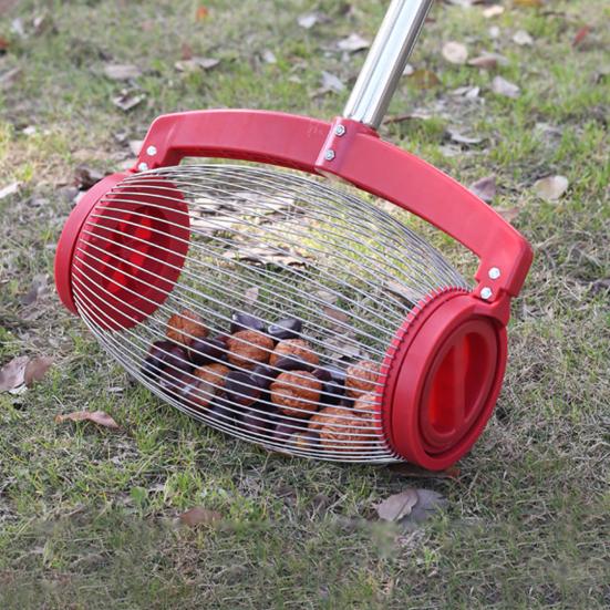 Extended Handle Stainless Thick Pole Storage Labor-saving with Bag Large Rolling