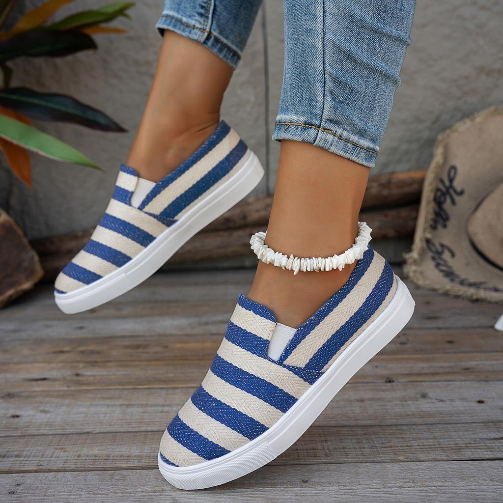 Moda 2025 Płócienne Sneakersy Damskie Pojedyncze Płaskie Sneakersy Spód Lazy Fisherman Style Koreańskie Białe Casualowe Płócienne Damskie Wygodne Buty