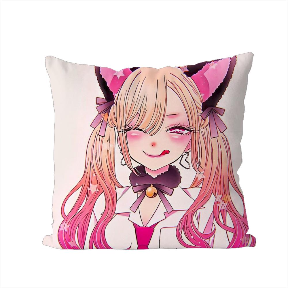 Kitagawa Marin Pillow Case For Car Sofa Decorative Home Double-Sided Print Plush Square Throw Pillow Cushion Cover