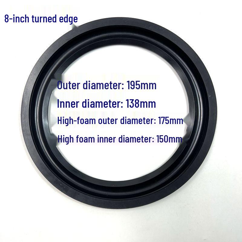 Speaker Repair Rubber Edge: Sizes 1.5/2/2.75/3/4/5/6/7/8/10/12 inches