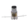 Mini Peristaltic Pump Transparent Shell 1mlmin Flow 0.001m Lift Liquid Dosing Pump for Beauty